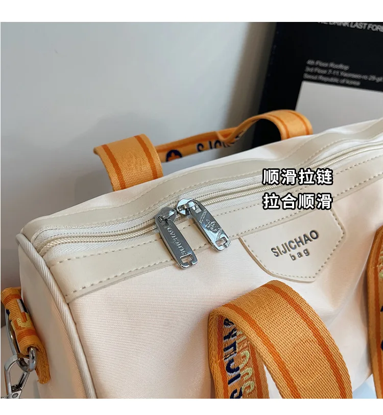 2026 Neueste trendige, vielseitige Hand-Reisetasche mit Buchstaben-Gurtband, Umhängetasche, lässiges Gepäck, Handbabgs – Detail 5