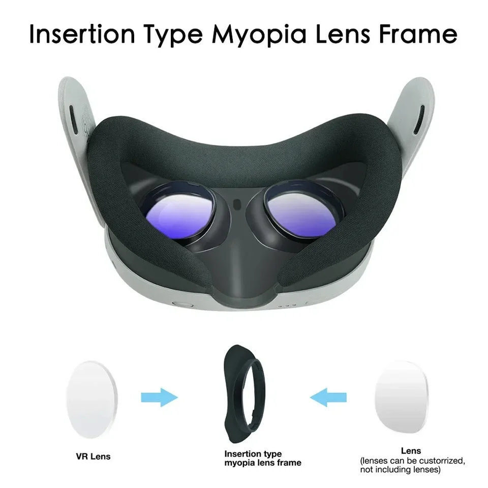 Visor De Realidad Virtual, Filtros Bloqueadores De Luz Azul; Campo Visual De 120°, Auriculares Con Sonido Estéreo, Botón Para Contestar Llamadas; Lentes De Realidad Virtual Aptos Para Smartphones Que Midan Entre