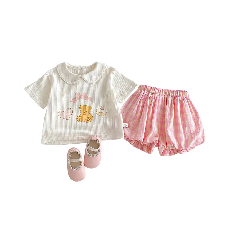 Cute Kids Summer T Shirt and Shorts Set