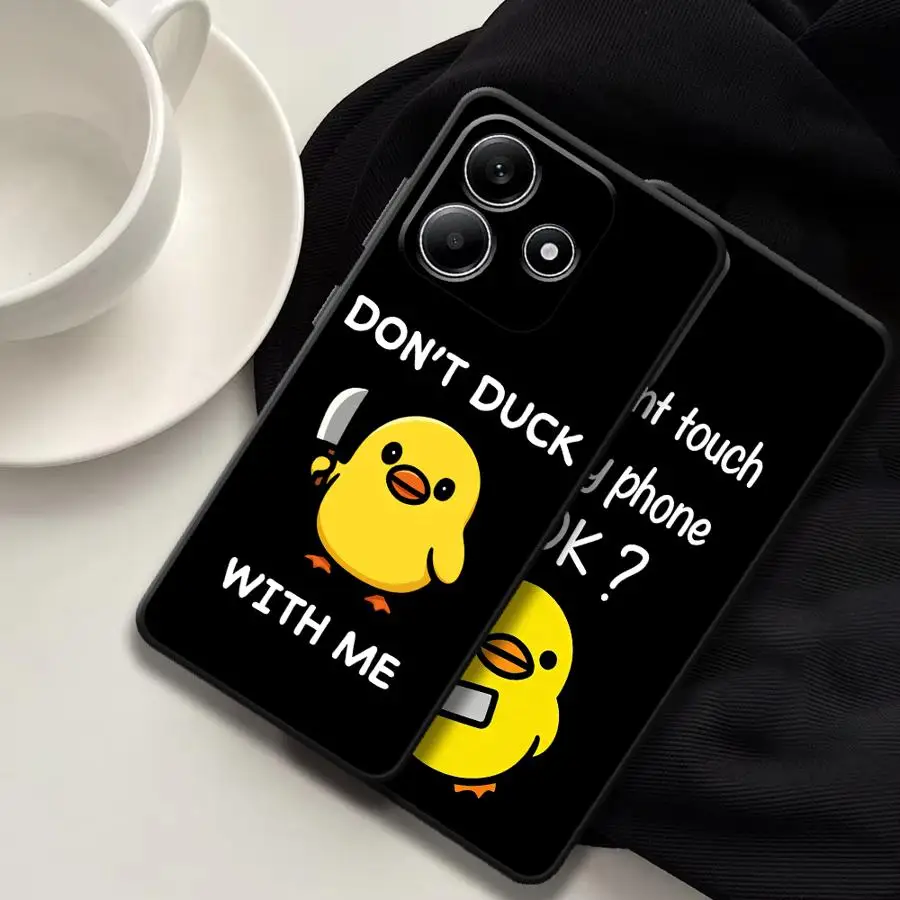 Stylish 'Don't Touch My Phone' Protective Phone Cover