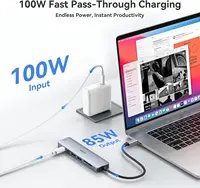 MOKiN USB C HUB 4K60Hz Type C to HDMI PD 100W Adapter For Macbook iPad Pro M2 M1 PC Accessories 3 USB3.0 5Gbps Docking Station - Image 3