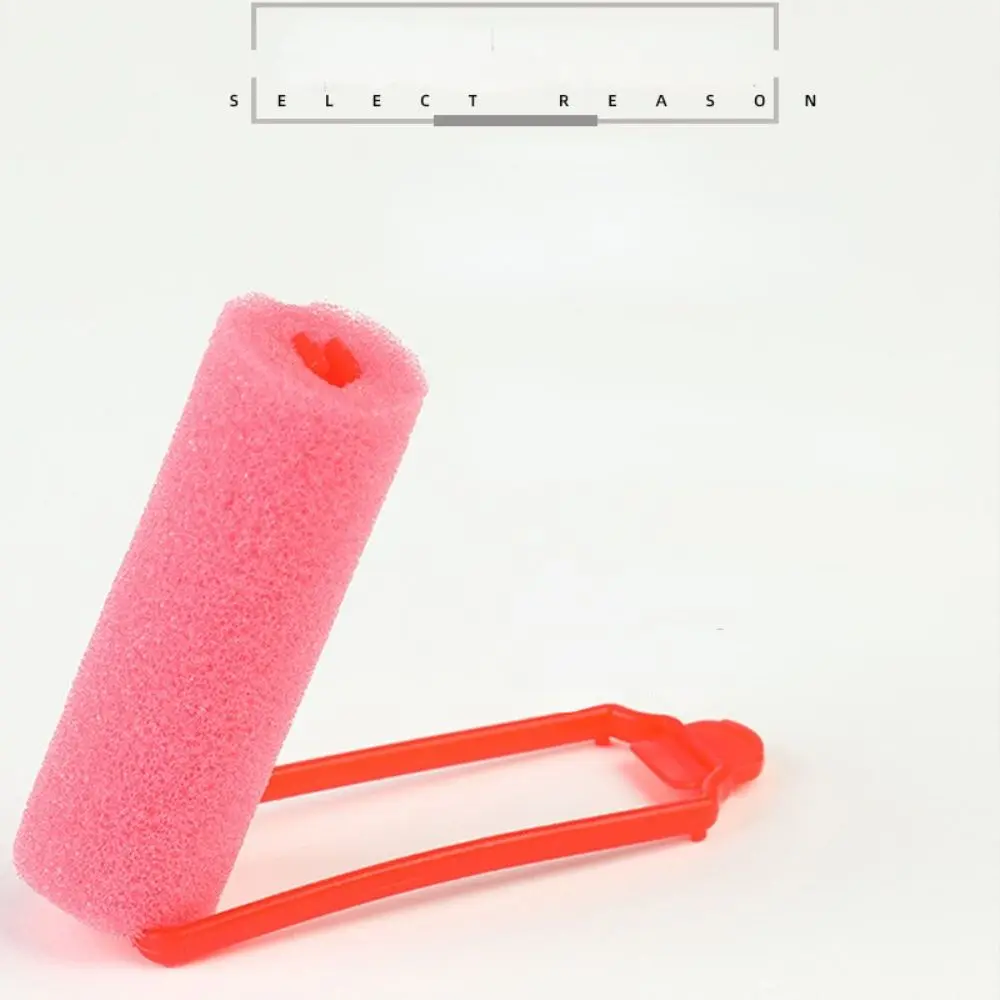 바버 랜덤 컬러 트위스트 컬 도구 DIY 컬 헤어 살롱 스펀지 폼 쿠션 헤어 롤러 헤어 컬러 헤어드레싱 키트