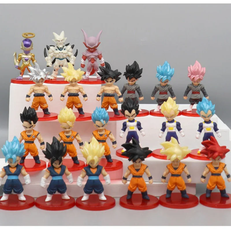 

Dragon Ball Super Son Goku Vegeta Broly Buu Action Figure Dragon Ball Figure Set Anime Figurines Ultra Instinct Model Gifts Toys