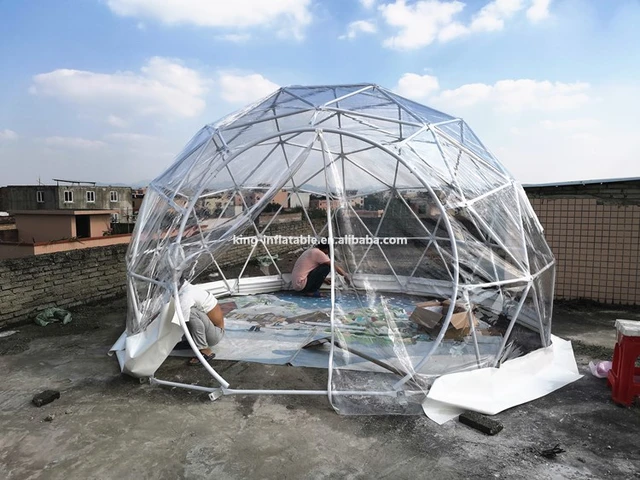 outdoor transparent 3.6M geodome geodesic geo small igloo house restaurant  tent clear garden igloo dome tents for dning/cafe - AliExpress
