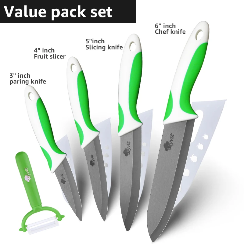 Green White Handle