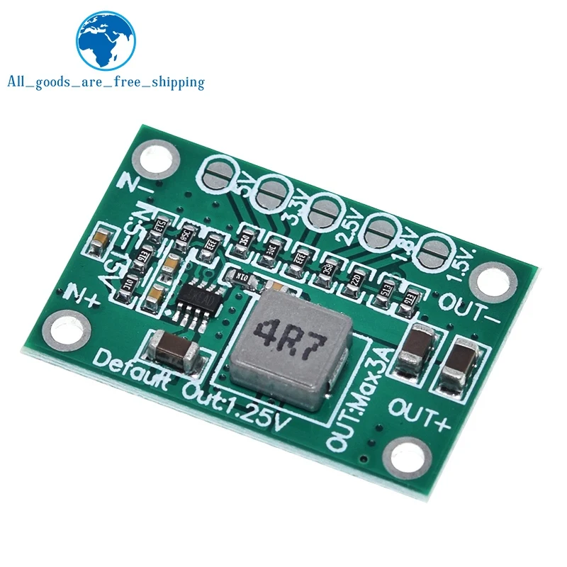 CA1235 가변 전원 모듈 CA-1235 벅 전원 모듈 1.25V 1.5/1.8/ 2.5/3.3V 5V 출력 5-16V 입력 스텝다운 전원 공급 장치