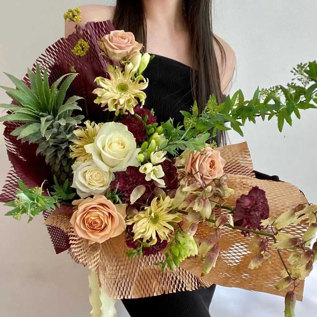 How to Wrap a Bouquet of Flowers with Wrapping Paper