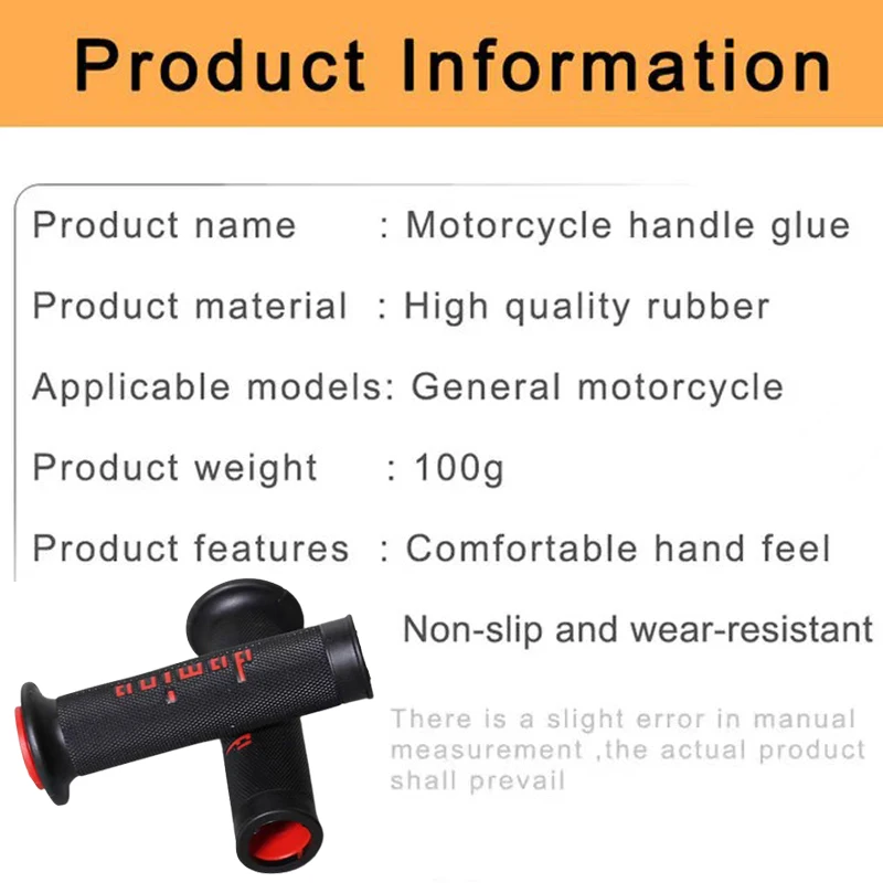 Motorcycle Grips Handle Bar For KTM YAMAHA Universal Pit Bike Motocross Motorbike Rubber GEL 7/8 22 24mm motorcycle handle grips