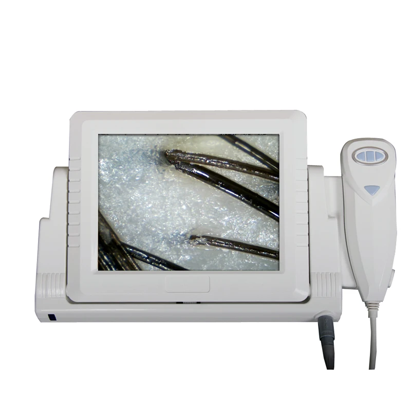 

Portable skin and hair analyzer with 8 inch screen