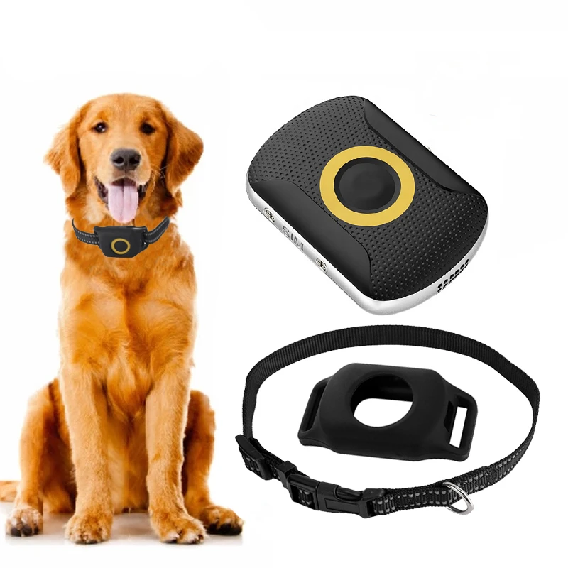 Dog GPS Tracking Collar Waterproof 4G Mini Cat Anti-Lost Alarm Locator Support Geo-Fence SOS Smart Kids Locator