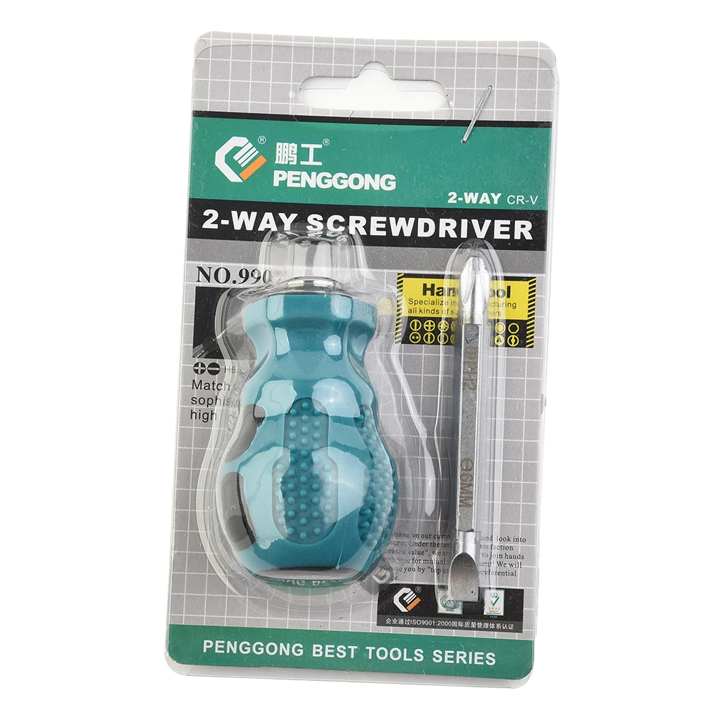 

Dual Purpose Screwdriver Short Shank Slot Bits PH2 Slotted 6mm 6.3*38mm Screwdriver Bit Tools Set Steel Repairing Tool Hand Tool