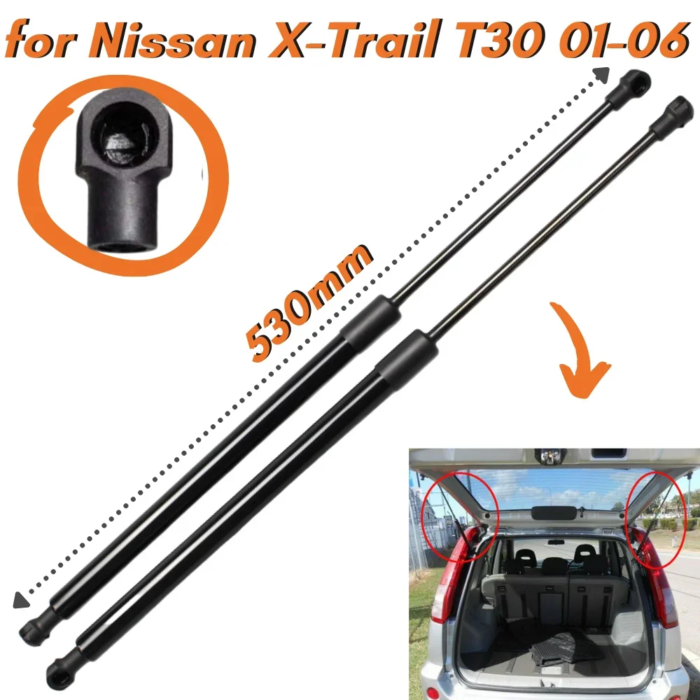 

Qty(2) Trunk Struts for Nissan X-Trail T30 SUV 2001-2006 90450-8H31A Rear Tailgate Boot Lift Supports Gas Springs Shock Absorber