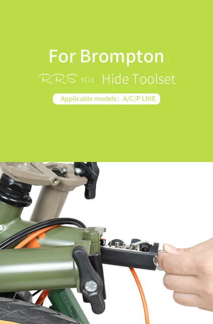 Hidden Tool Box For Brompton Accessories magnet Frame Inner