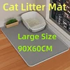 90X60CM Cat Litter Mat Waterproof Double Layer Pet Litter Box Mat Pet Toilet Cat Mat Nonslip Sand Cat Washable Mat Pet Clean 1