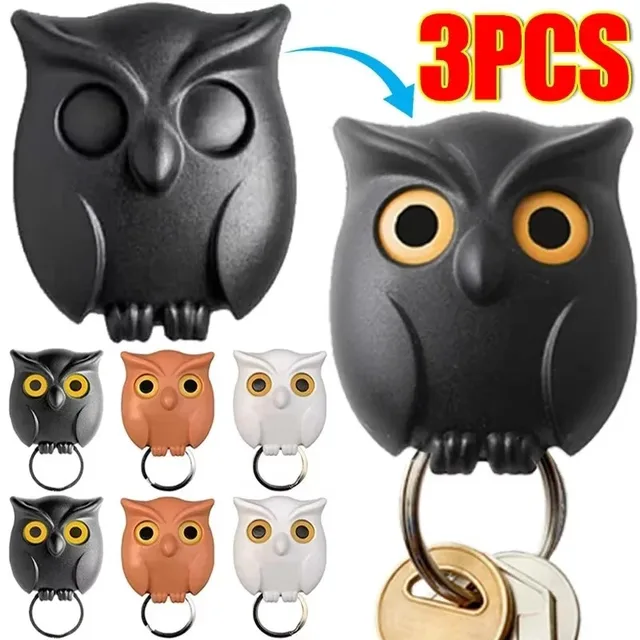 Porte-clés de théâtre magnétique, aimants auto-adhésifs, porte-clés, crochets de suspension, crochets décoratifs muraux pour la maison, 1 pièce, 3 pièces 1
