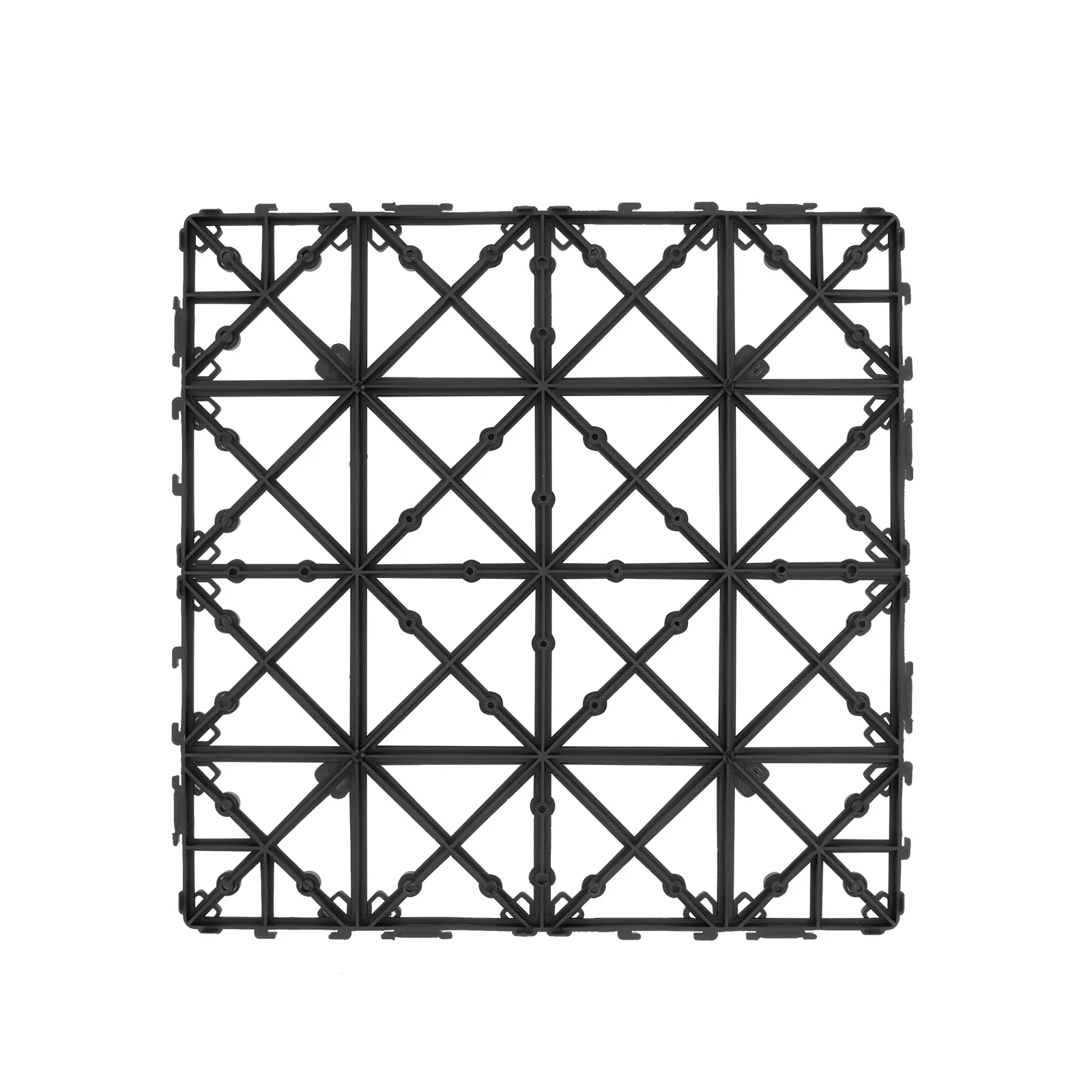 36er-Pack Rutschfeste Holz-Verbundbodenplatten 30,5 cm × 30,5 cm, DIY Braune Hartholz-Verbund-Terrassenplatten – Detail 5