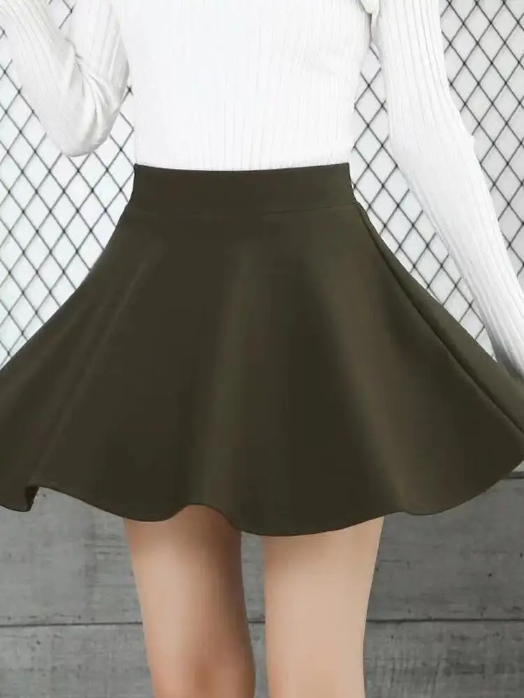 Solid Color Ballroom Standard Female Dance Skirts Casual Women's Classical High Waist Competition Modern Waltz Latin Skirt