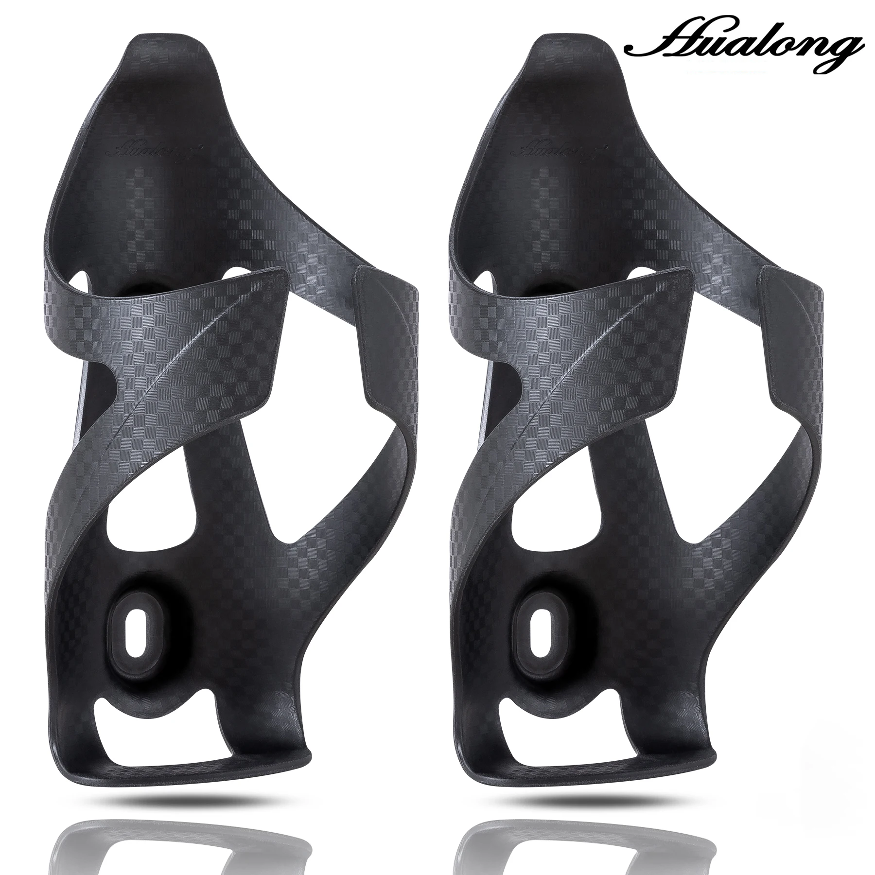 HUALONG Bike Water Bottle Holder Nylon Add Carbon Fiber Water thumbnail 3