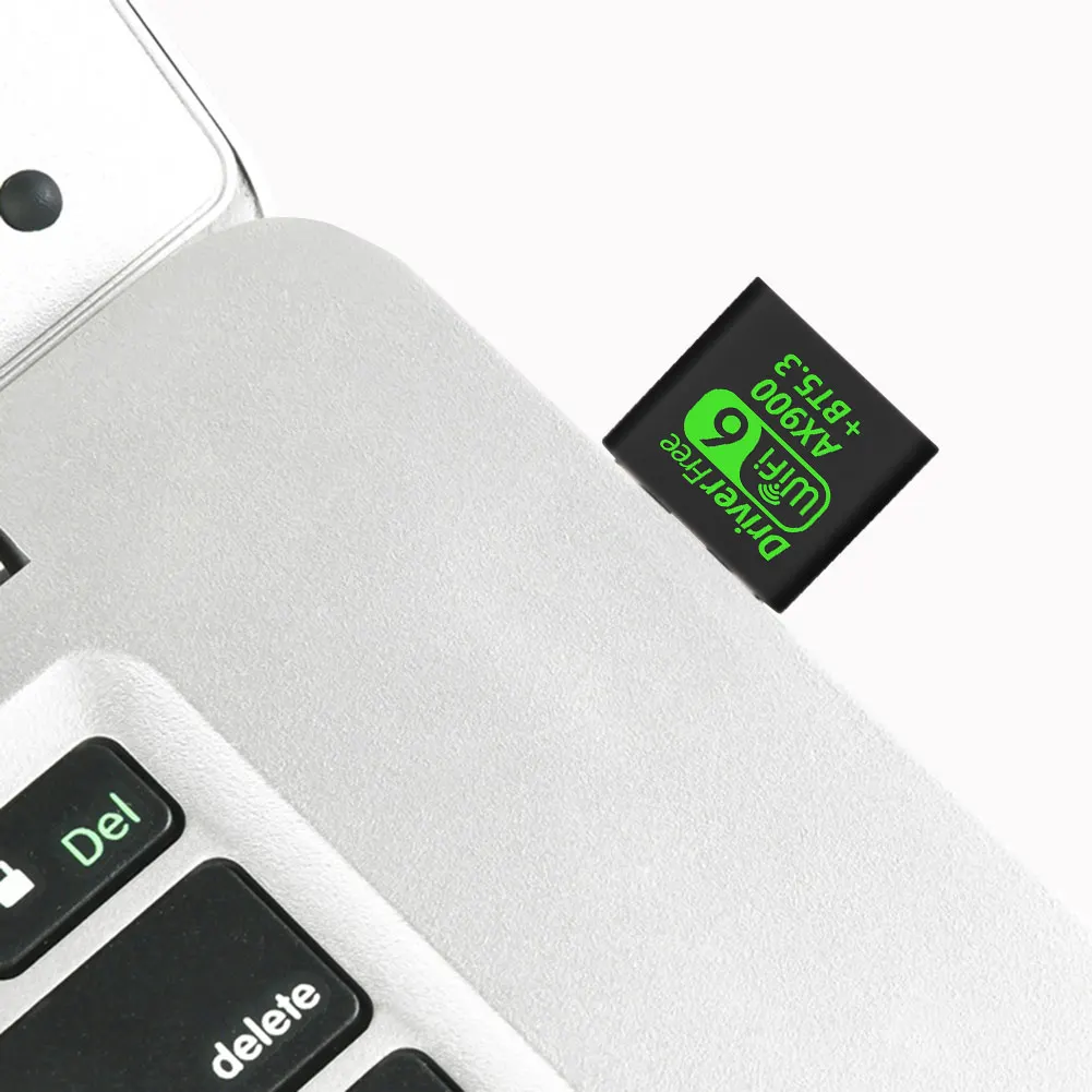 USB WiFi 6 블루투스 호환 5.3 어댑터 2in1 동글 900Mbps 무선 네트..