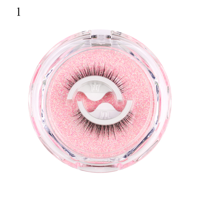 Reusable Self-adhesive False Eyelashes 3D Mink Lashes Glue-free Eyelash Extension 3 Seconds to Wear No Glue Needed Lashes