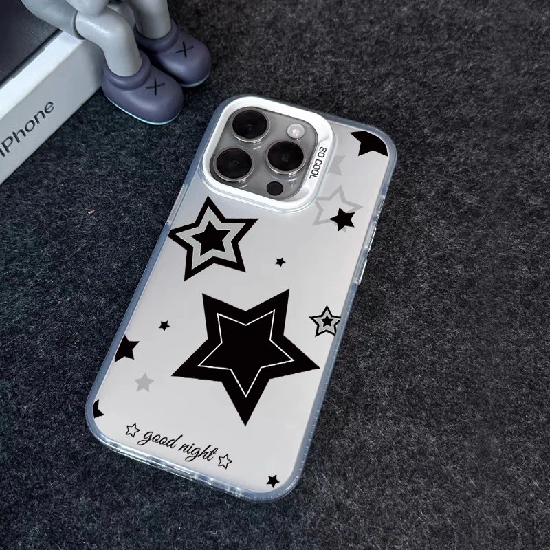 Leopard Print Star Phone Case - Stylish and Durable Design