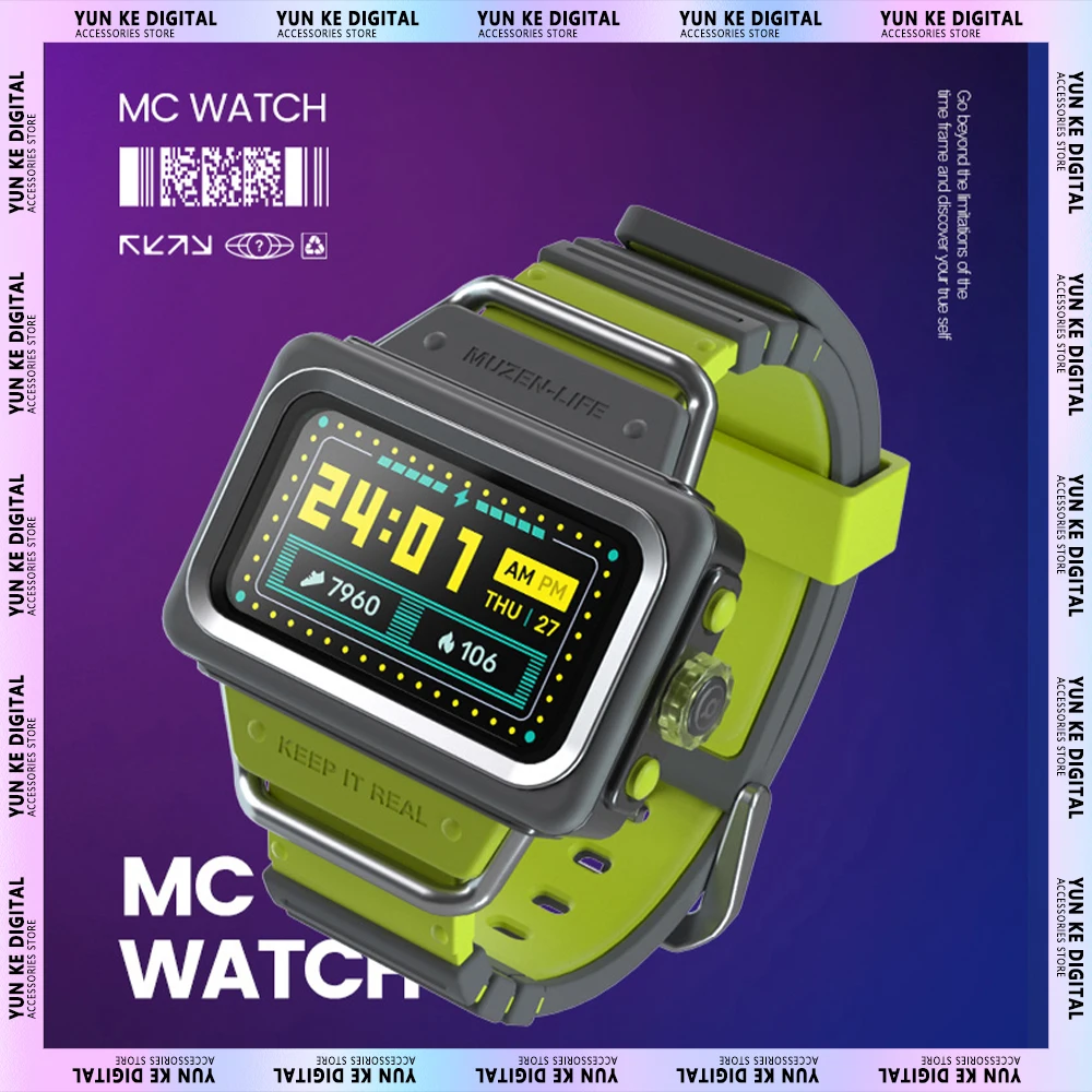 Xog Mc Watch Lige Smart Watch Men Full Touch Screen Sport Fitness Ip67