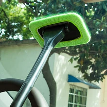 

Auto Cleaning Wash Tool With Long Handle Car Window Cleaner Washing Kit Windshield Wiper Microfiber Wiper Cleaner Cleaning Brush