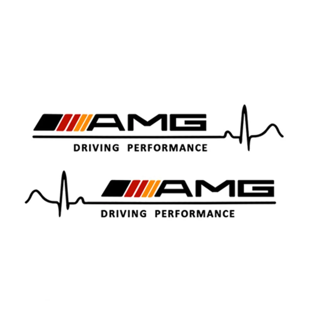 Car Rearview Mirror Stickers 2PCS Auto Body Decor Decal For Mercedes Benz A C E S Class AMG W211 W204 W210 W203 CLA Accessories