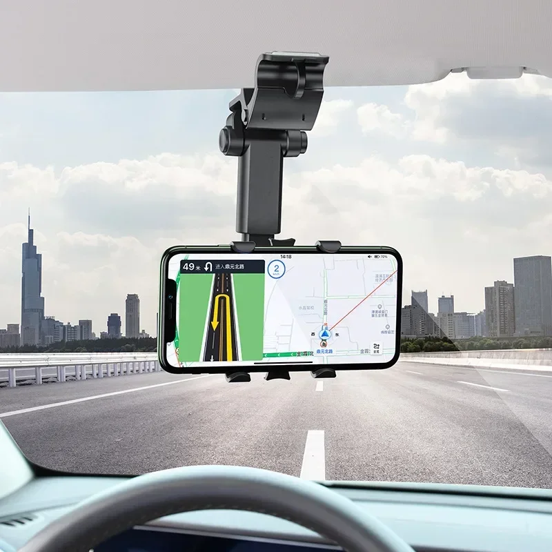 Universal Car Phone Mount Cell Phone Holder for GPS Rearview Mirror