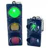 3d traffic signal keychain creative LED luminous keychain mini traffic signal light car keychain backpack ornament 1