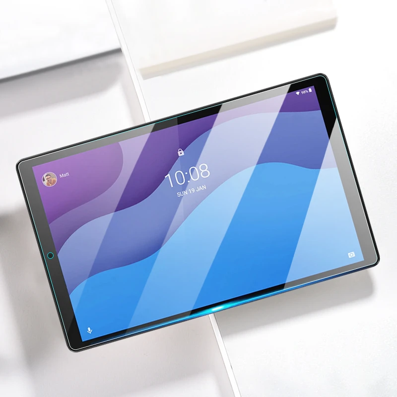 For Lenovo Tab M10 2nd Gen 10.1 Inch TB-X306F TB-X306X TB-X306M TB-X306N Tablet HD Bubble Free Tempered Glass Screen Protector 3