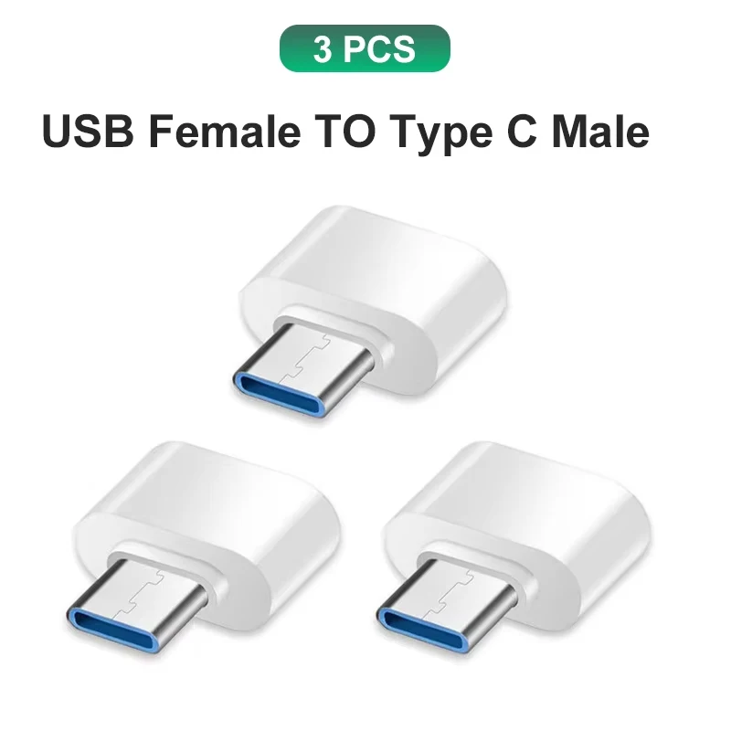 ตัวเลือกสินค้า อะแดปเตอร์ USB แปลงเป็น USB-C สำหรับ iPhone และ Samsung