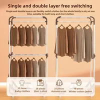 Электрическая сушилка для одежды 1500 Вт, новая сушилка для одежды, домашняя сушилка, студенческое общежитие, маленькая складная сушилка для одежды, синхронизация — изображение 4