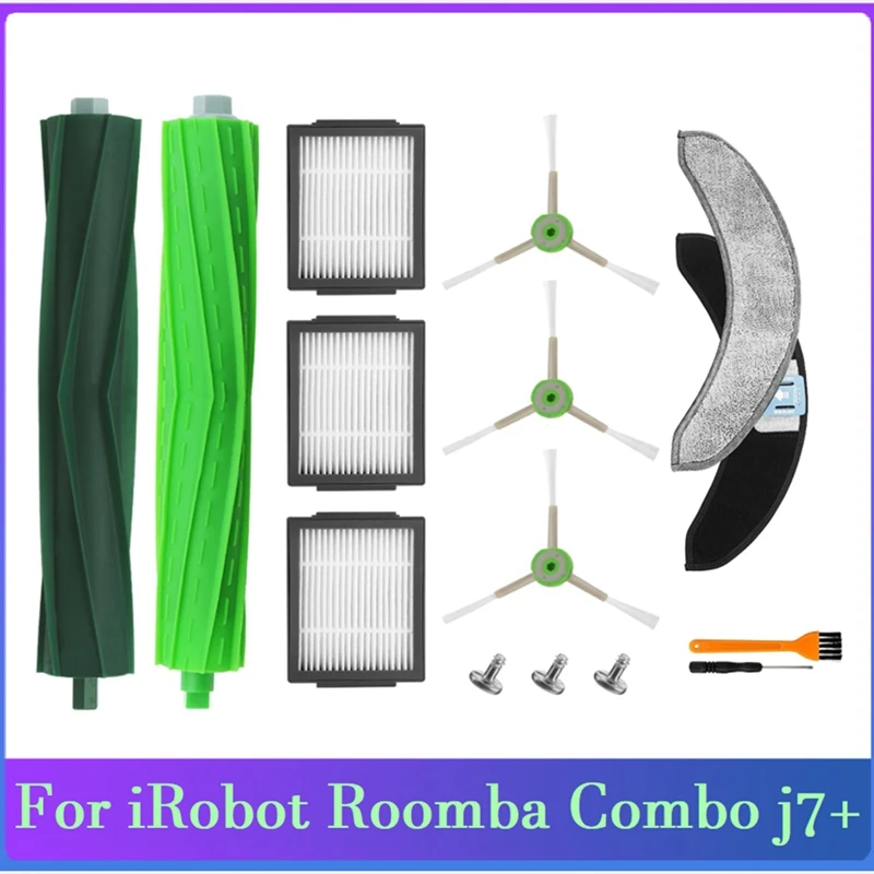 

12 шт., резиновые щетки для Irobot Roomba Combo J7