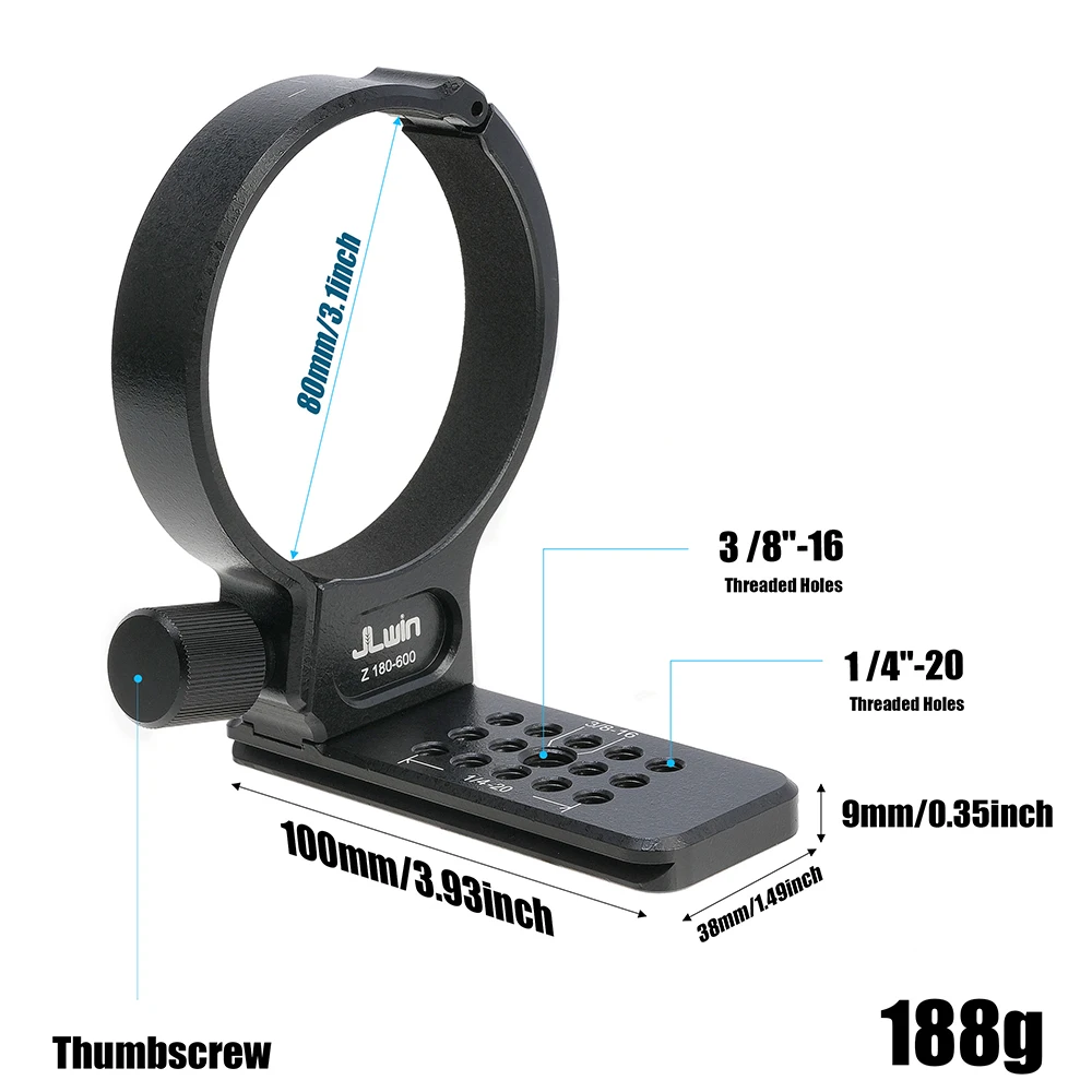FOTGA Tripod Mount Ring For Nikon Z 180-600 mm VR