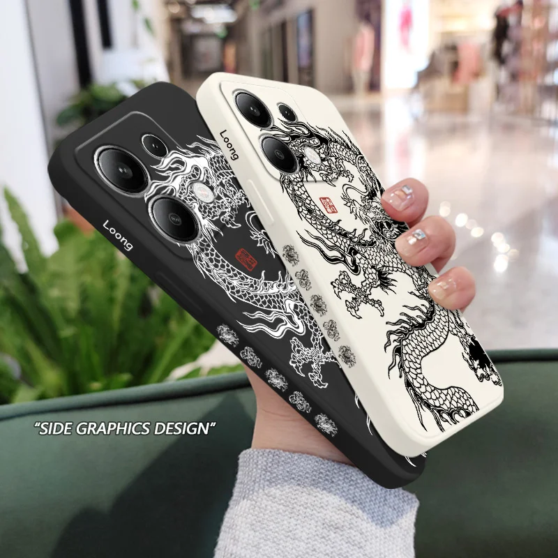 Dragon Wings Fly Liquid Silicone Phone Case - Sleek & Durable Cover