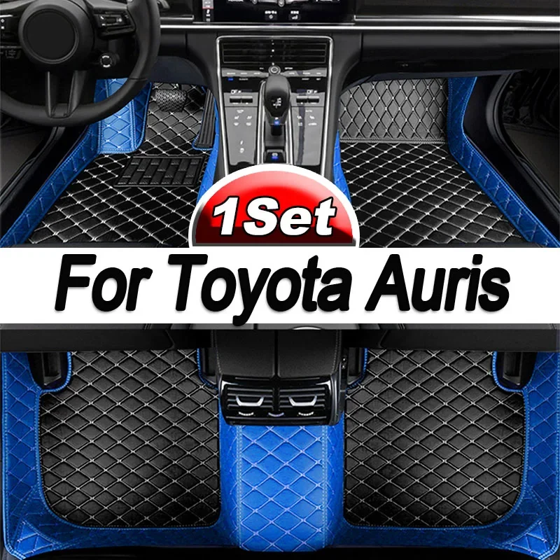 

Custom Made Leather Car Floor Mats For Toyota Auris E180 2012 2013 2014 2015 2016 2017 2018 Carpets Rugs Foot Pads Accessories