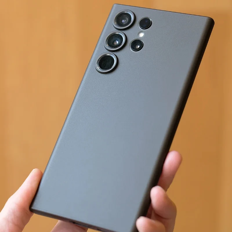 Custodia Ultra Sottile Per Samsung Galaxy S24 Ultra S24 Plus Cover Posteriore Trasparente Opaca Sottile Per Samsung Galaxy S24 Soft Pp Fundas