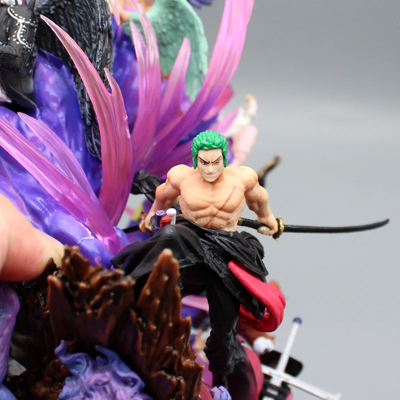 One Piece Figure Roronoa Zoro Anime Figures Action Figurines 22cm Pvc Zoro Figure Model Statue Toys Collection Decoration Doll