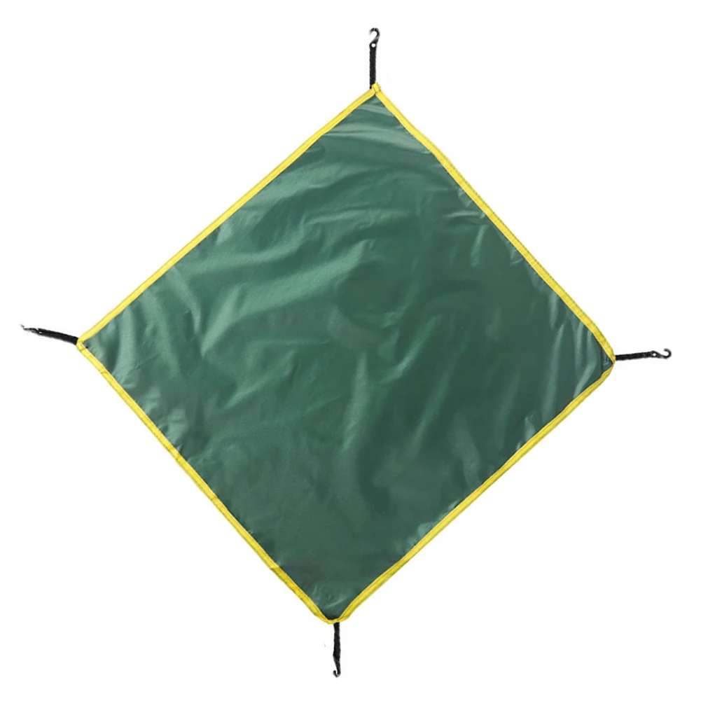 

1pc Tent Tarp Camping Travel Tent Tarp Roof Cover Awning Canopy Waterproof Cover 210T Silver Coated Cloth Outdoor Tools