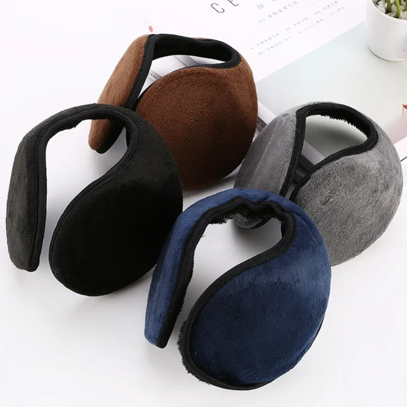 Windproof Earmuffs Men Women's Ear Warm Protector Thicken Plush Winter Warm Fleece Earmuff Outdoor Cycling Warmer Soft Ear Muffs fur earmuffs warm earmuffs