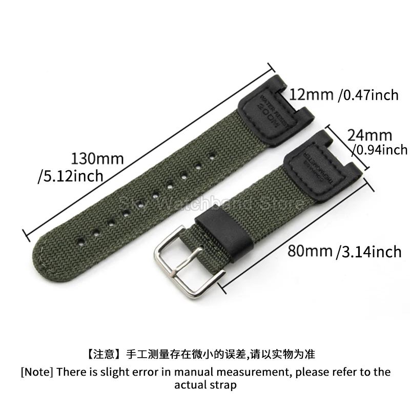 لساعة كاسيو خفيفة الوزن قابلة للتنفس من النايلون S...