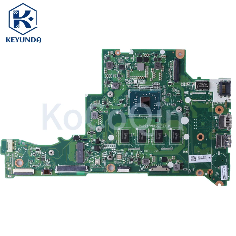 Placa-mãe portátil para Acer Aspire 3, DA0Z8PMB8D0,