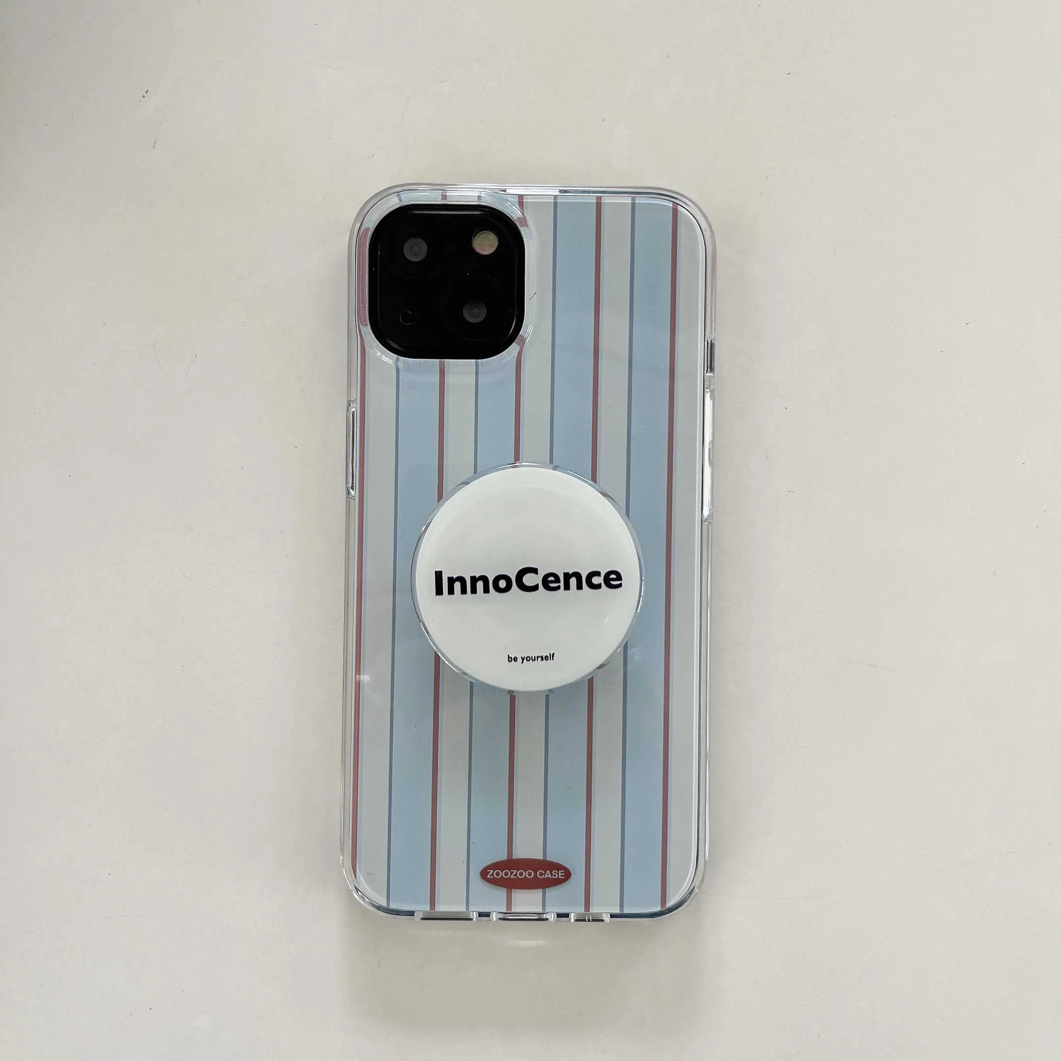 Blue Stripe iPhone Case with Retro Style