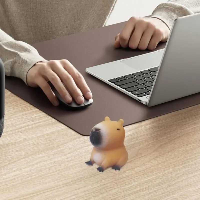 Capybara Fidget Toys Soft Capybara Toys Cute Quick Rebound Anti Stress Cartoon Animal Fidget For Stress Relief Fidget Toys Mini Stress Relief Toy