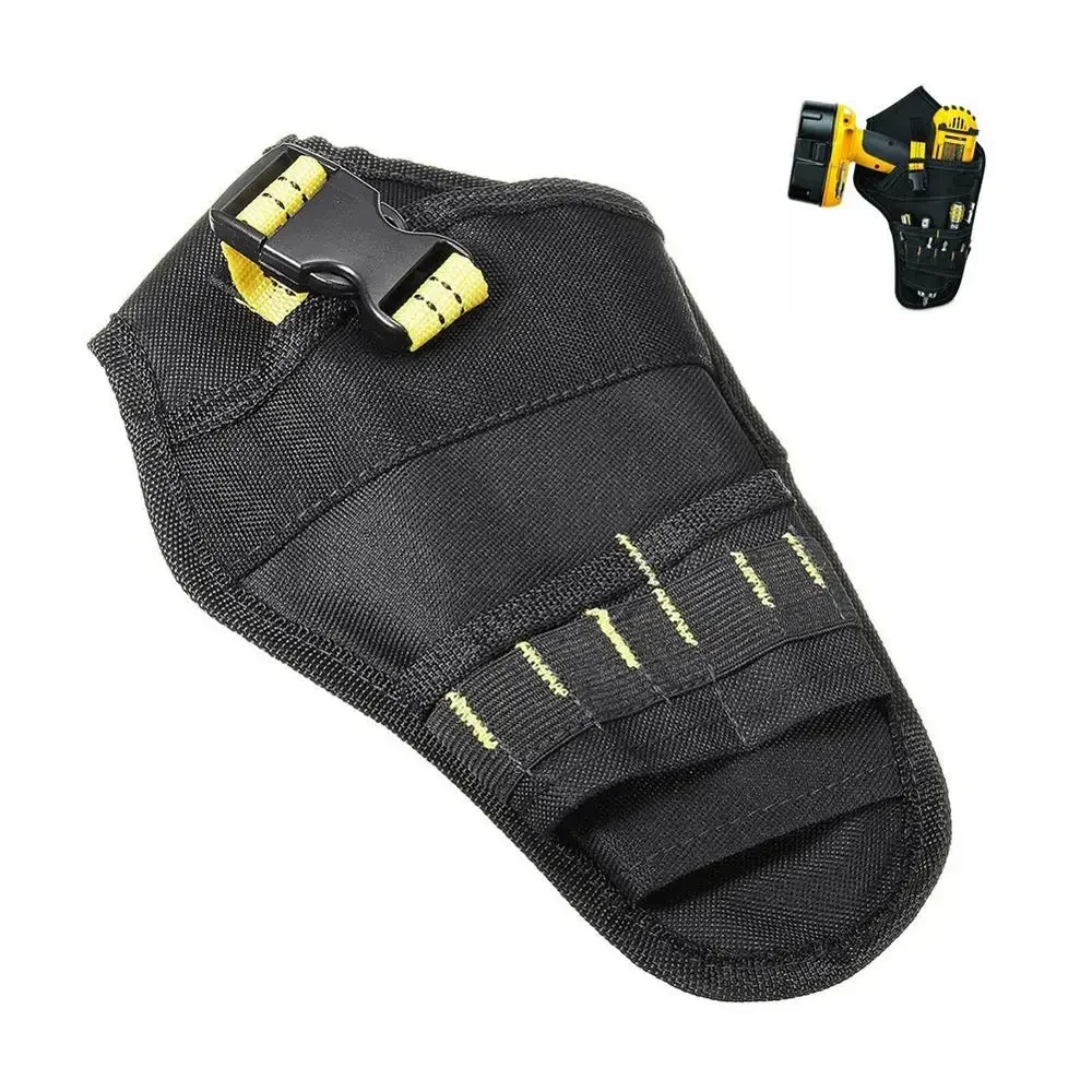 

Professional Drill Belt Chuck Duty Bag Heavy For Electrician Storage Portable Holster Pocket Tool Cordless