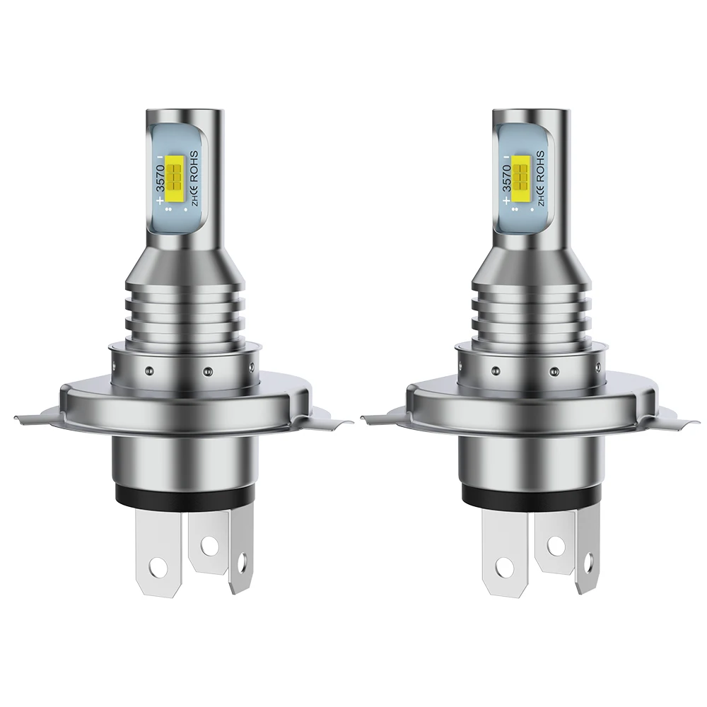 Enhance Your Ride: Ultra-Bright Dual-Color LED Headlights (2-Pack) with Adjustable Beam & 10,000 Lumens