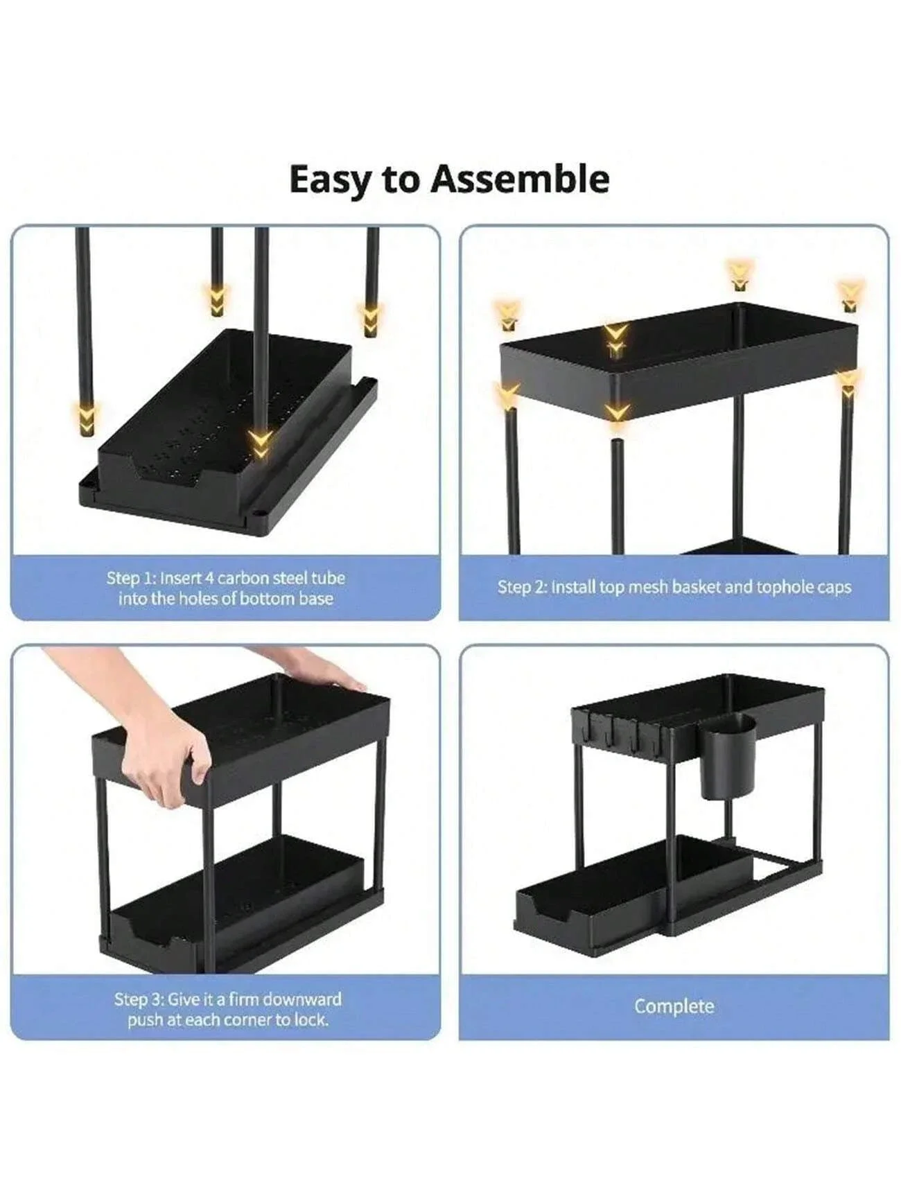 Escurridor de Fregadero Extensible con Doble Estante - Image 3
