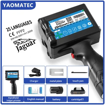 Include Cartridge: S1730 12.7MM Printing Gun Batch Coding Machine Logo Code Printer Expiry Date Portable Handheld Inkjet Printer