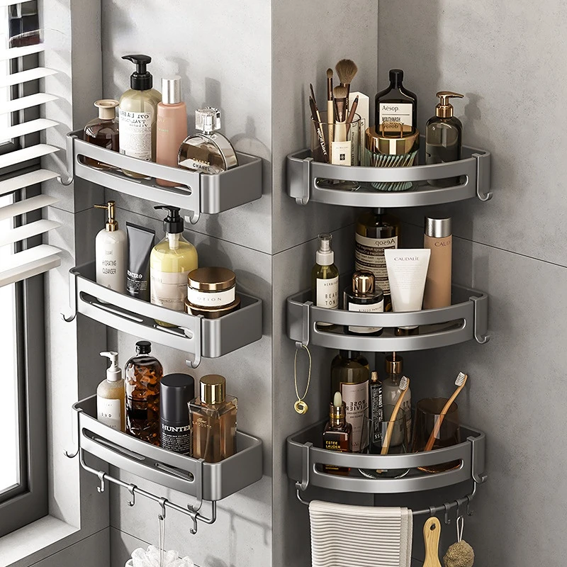 Perforation-free Bathroom Shelf Wall Hanging Bathroom Sink Vanity